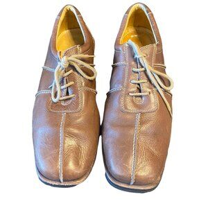 Sandro Men's Brown Leather Comfort Oxford Shoes Size 11D